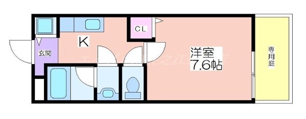 ラフィーネ住之江の物件間取画像